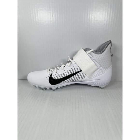 Nike Alpha Menace Pro 2 D Mid White Football Cleats 12.5 CK4277-100 Detachable main image 4
